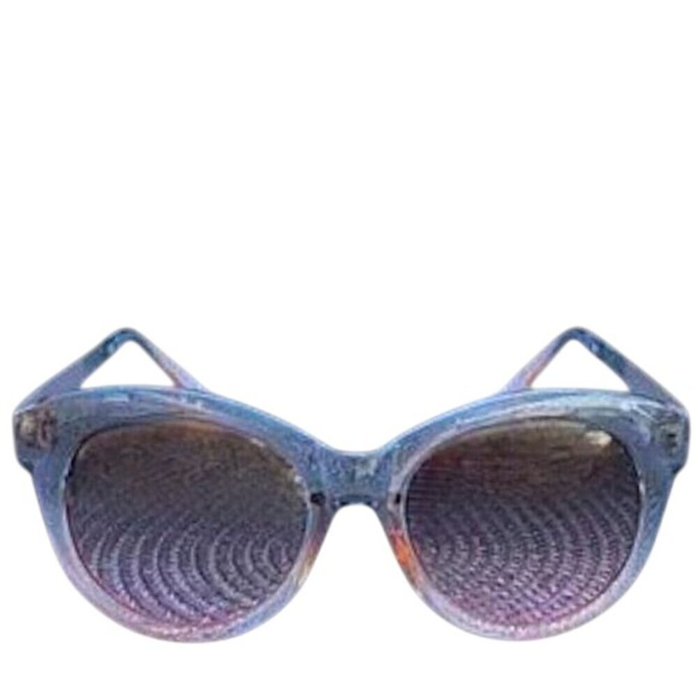 Kenneth Jay Lane Gray/Blush Cat Eye Sunglasses